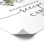 Pompoen Herfst Bruidsfeest Receptkaartjes Bord Poster (Hoek)