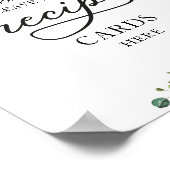 Pompoen Herfst Bruiloftsrecept Kaart Sign Poster (Hoek)