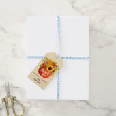 Pompoen Herfst Dank Je Geschenklabels Cadeaulabel (Met Touw)