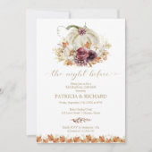 Pompoen Herfst de avond voor de repetitie Kaart (Voorkant)