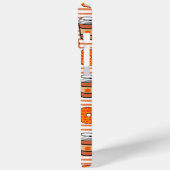 Pompoen Herfst Donuts & Koffie Sinaasappel Strepen Case-Mate iPhone Case (Achterkant / Links)