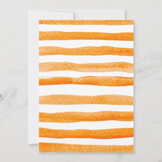 Pompoen herfst eerste 1e verjaardag uitnodiging (Achterkant)