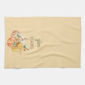Pompoen Herfst Fall Butternut Geel Bruin Salie Theedoek (Horizontaal)