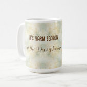 Pompoen herfst gebladerte garen seizoen koffiemok (Voorkant links)