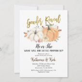 Pompoen Herfst Gendergelijkheid Uitnodiging (Voorkant)