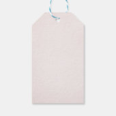 Pompoen Herfst Goud Roze Bloemige Favoriet Cadeaulabel (Achterkant)