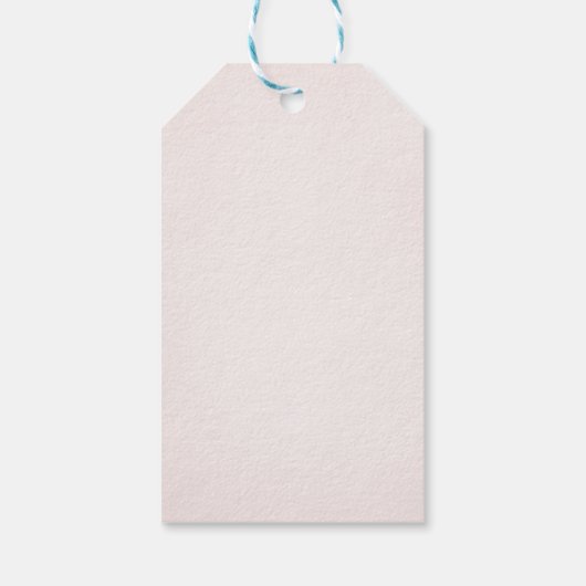 Pompoen Herfst Goud Roze Bloemige Favoriet Cadeaulabel (Achterkant)