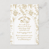 Pompoen Herfst Goud Whimsical Bloemen Baby shower Informatiekaartje (Voorkant)