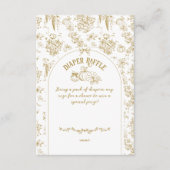 Pompoen Herfst Goud Whimsical Bloemen Baby shower Informatiekaartje (Voorkant)