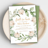 Pompoen Herfst groen Vrijgezellenfeest Kaart