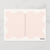 Pompoen herfst Herfst dank u Briefkaart (Achterkant)