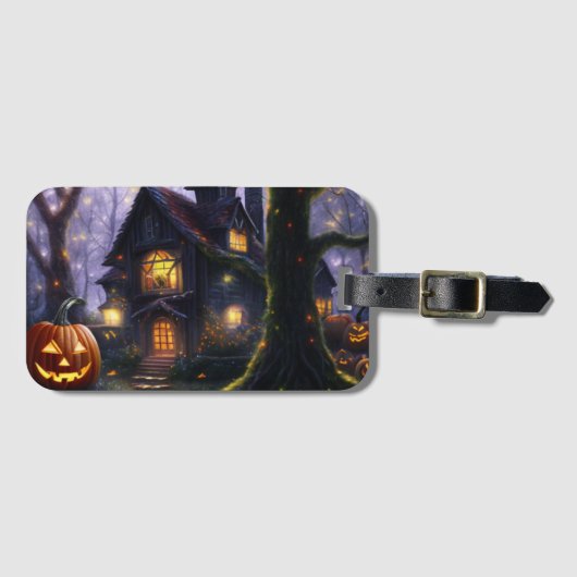 pompoen/herfst/herfst/Halloween Bagagelabel (Voorkant (horizontaal))