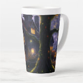 pompoen/herfst/herfst/Halloween Latte Mok (Rechterhoek)