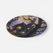 pompoen/herfst/herfst/Halloween Papieren Bordje (Gekanteld)