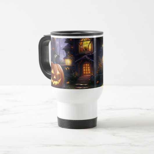 pompoen/herfst/herfst/Halloween Reisbeker (Voorkant links)