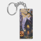 pompoen/herfst/herfst/Halloween Sleutelhanger (Voorkant Links)