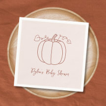 Pompoen Herfst Herfst Hand getrokken Doodle Baby s