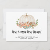 Pompoen Herfst herfst verplaatsen Aankondiging (Voorkant)