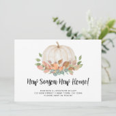 Pompoen Herfst herfst verplaatsen Aankondiging (Staand voorkant)