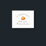 Pompoen herfst herfstwelkom in ons interieur canvas afdruk<br><div class="desc">Welkom bij onze home modern script herfst herfstpompoen home decor gepersonaliseerde home decor gepersonaliseerde canvas art design.</div>