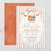 Pompoen Herfst in Liefde Genderneutraal Baby showe Kaart (Voorkant / Achterkant)