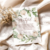 Pompoen Herfst Moderne rustieke Thanksgiving Feestdagenkaart