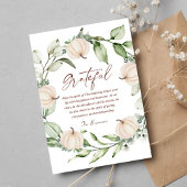 Pompoen Herfst Moderne rustieke Thanksgiving Feestdagenkaart