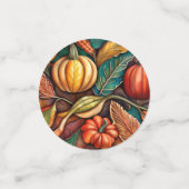 Pompoen Herfst Oogst Feestelijke Herfst Tafel Scat Confetti (Kleine voorkant)