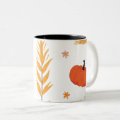 Pompoen Herfst Oogst Koffie Mok (Voorkant rechts)