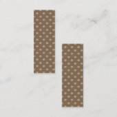 Pompoen herfst patroon bookmarker mini visitekaartje (Voorkant / Achterkant)