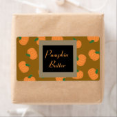 Pompoen herfst print neutraal gekleurde labels (Insitu)