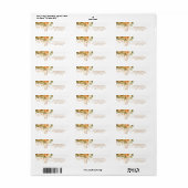 Pompoen Herfst Thanksgiving Envelop Stickers Rusti (Full Sheet)