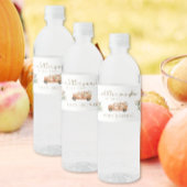 Pompoen Herfst Truck Sinaasappel Neutraal Baby sho Waterfles Etiket