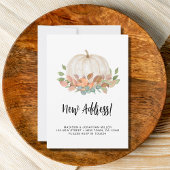 Pompoen Herfst verplaatsen Aankondiging