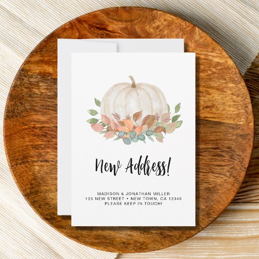 Pompoen Herfst verplaatsen Aankondiging