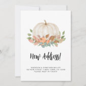 Pompoen Herfst verplaatsen Aankondiging (Voorkant)