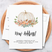 Pompoen Herfst verplaatsen Aankondigingskaart