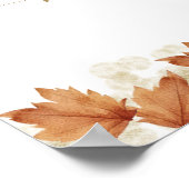 Pompoen Herfst Vrijgezellenfeest Welkom Poster (Hoek)