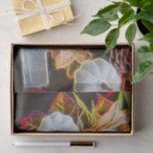 Pompoen Herfst Wit Oranje Gloeiend Tissuepapier (Geschenk)