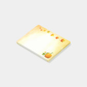 Pompoen & Herfstblad Noten Post-it® Notes (Schuin)
