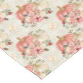 pompoen herfststreep Baby shower decor Tafelkleed (Gekanteld)