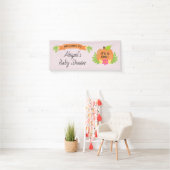 Pompoen Het is een meisje Baby shower Spandoek (Insitu)