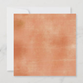 Pompoen Home Sweet Home Herfst Bloemen Kaart (Achterkant)