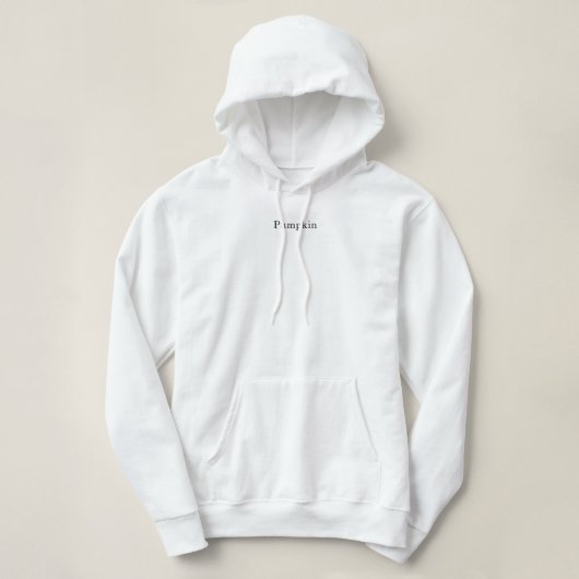pompoen hoodie (Design voorkant)