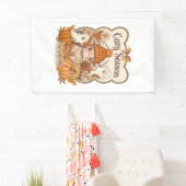 Pompoen-Hoogland Koe Geest Halloween Spandoek (Insitu)