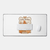 Pompoen-hoogland Koe Ghost Halloween Bureaumat (Keyboard & Muis)