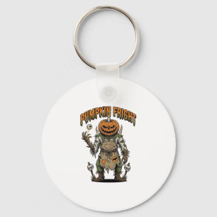 Pompoen Horror T-shirt Vintage Oogbal Halloween Ku Sleutelhanger
