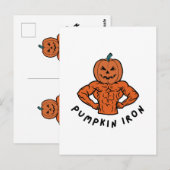 Pompoen IJzer Briefkaart (Voorkant / Achterkant)