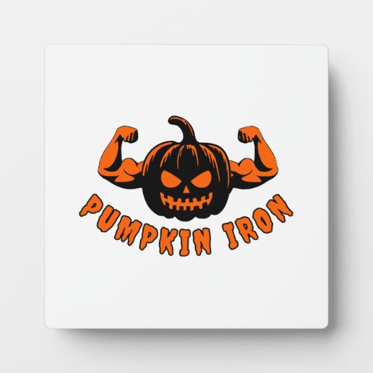 Pompoen IJzer Fotoplaat (Voorkant)