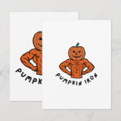 Pompoen IJzer  Informatiekaartje (Voorkant / Achterkant)